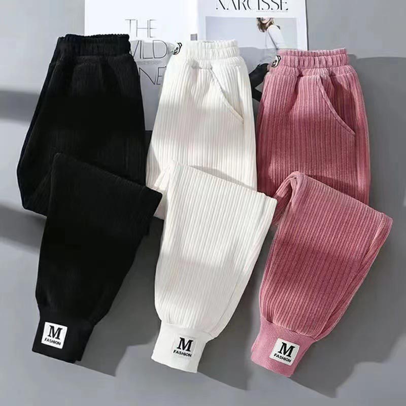 Corduroy Pant Warm - เด็กฤดูหนาว WARM กางเกงเด็กหญิงและเด็กชาย Sweatpants ฤดูหนาว Corduroy