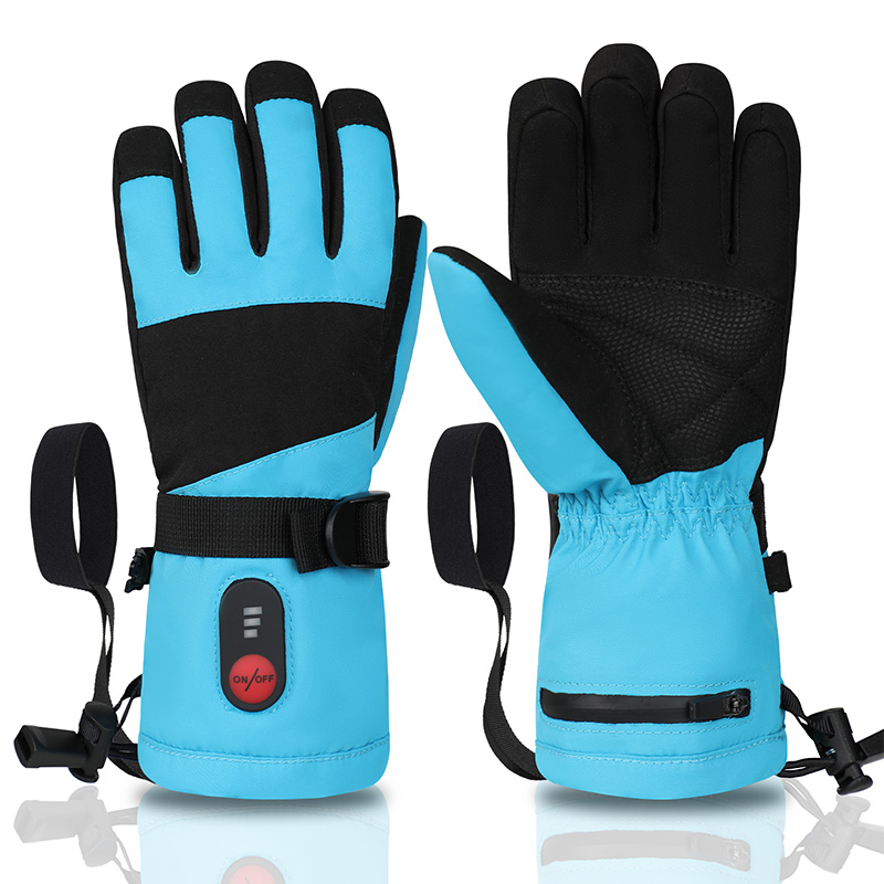 Snow Glove Insulated - ถุงมือสกีและสโนว์บอร์ดกันน้ำพร้อมระบบทำความร้อน, อุปกรณ์กันหนาวสำหรับเด็ก, ถุงมือกันหนาวสำหรับกิจกรรมกลางแจ้ง, ถุงมือกันหนาวน้ำหนักเบาสำหรับเล่นกีฬาฤดูหนาว