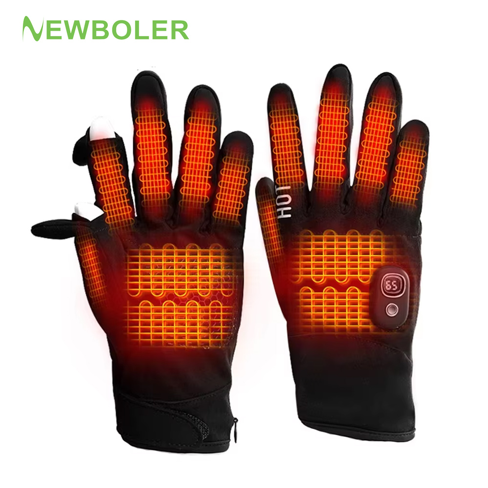 Touch Screen Gloves - ถุงมือกันหนาวแบบมีระบบทำความร้อนสำหรับทุกเพศ กันน้ำ กันลม ถุงมือกันหนาวสำหรับเล่นสโนว์บอร์ด ขี่มอเตอร์ไซค์ เล่นสกี