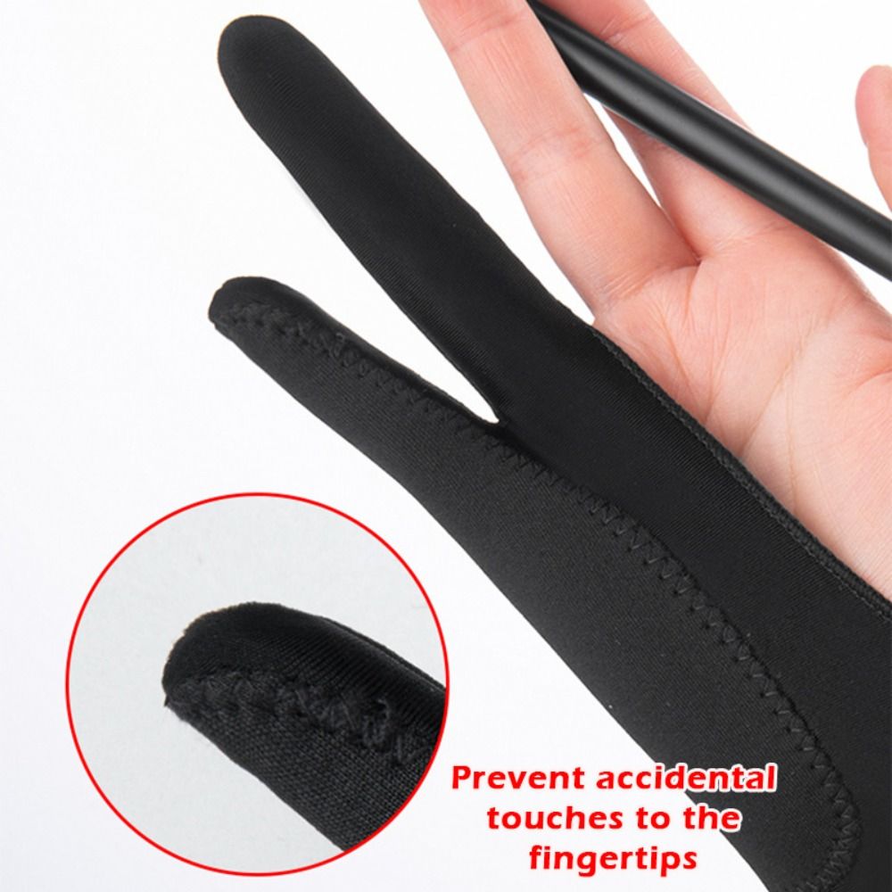 Touch Screen Gloves - ถุงมือวาดภาพคุณภาพสูงแบบ 1/2 นิ้ว ป้องกันการสัมผัส กันเหงื่อ ป้องกันคราบสกปรก