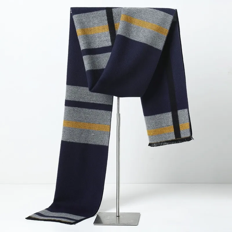 ผ้าพันคอแบรนด์ดีไซเนอร์ลายสก็อ - Wool Scarf Men บทวิจารณ์และราคา