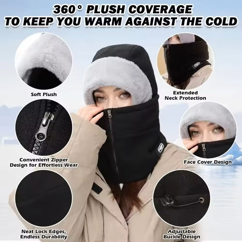 ผ้าคลุมคอป้องกันลมสำหรับฤดูหนา - Neck Gaiter Fleece บทวิจารณ์และราคา