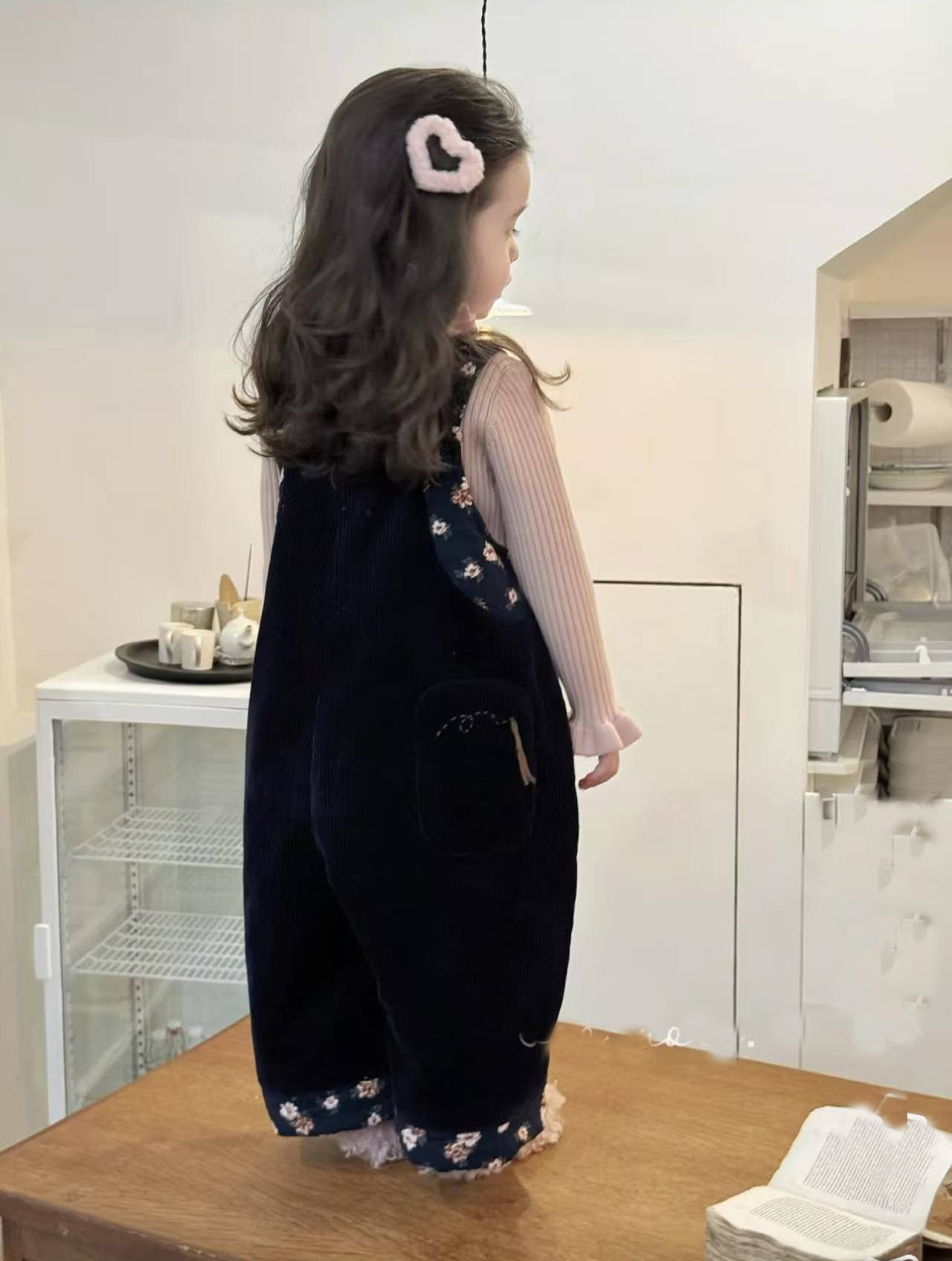 กางเกงเอี๊ยมผ้าฝ้ายลายดอกไม้สุ - Corduroy Pant Warm บทวิจารณ์และราคา