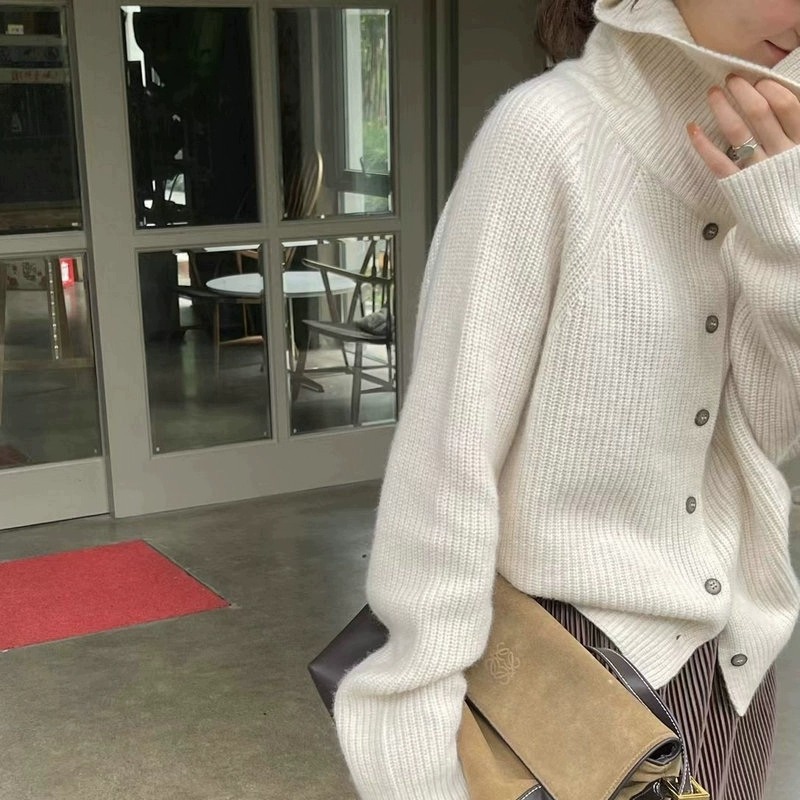 คอเต่าเสื้อสเวตเตอร์ถักสุภาพสต - Wool Coat Peacoat บทวิจารณ์และราคา