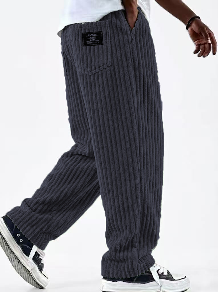กางเกงคอร์ดูรอยฤดูหนาวสำหรับผู - Corduroy Pant Warm บทวิจารณ์และราคา
