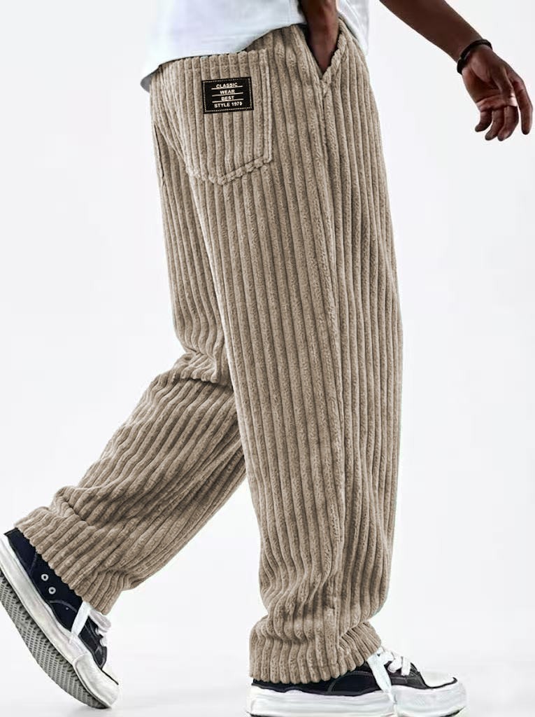 กางเกงคอร์ดูรอยฤดูหนาวสำหรับผู - Corduroy Pant Warm บทวิจารณ์และราคา