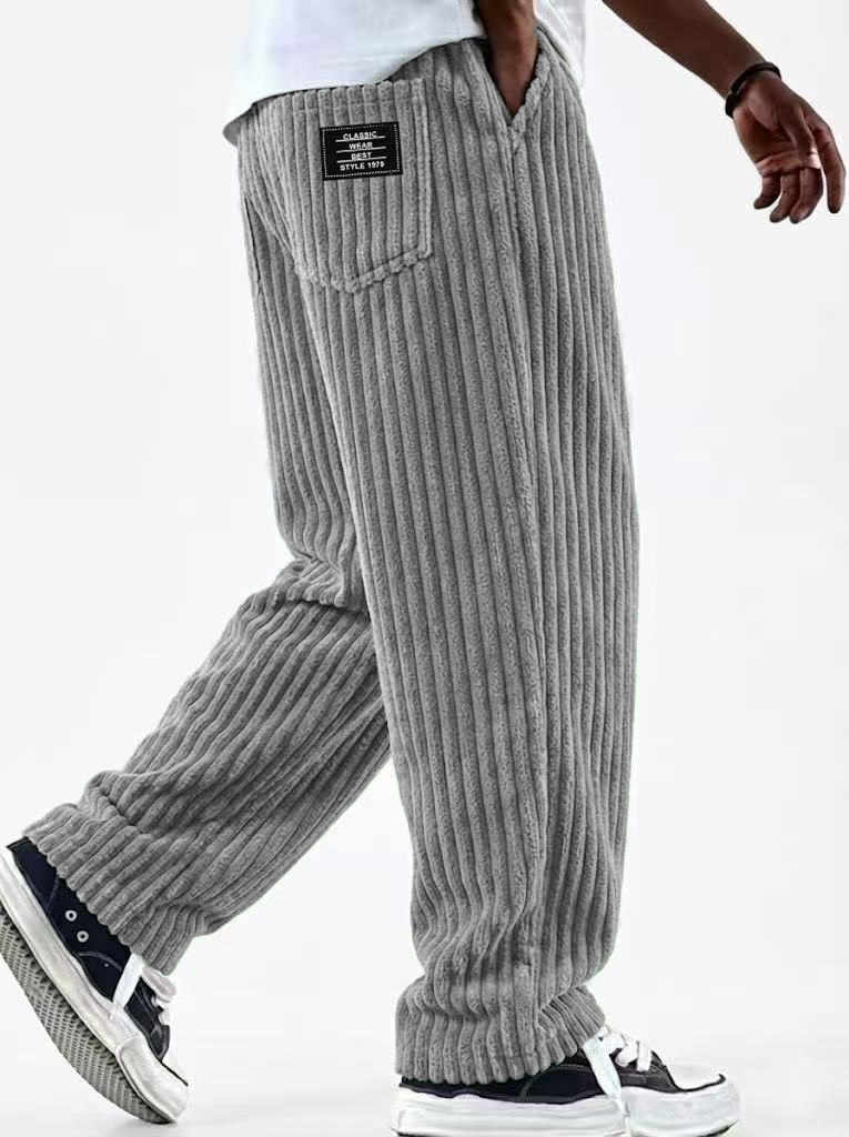 กางเกงคอร์ดูรอยฤดูหนาวสำหรับผู - Corduroy Pant Warm บทวิจารณ์และราคา